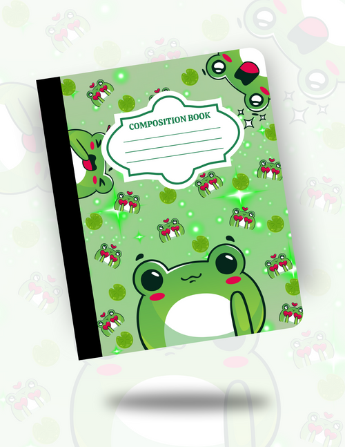 Custom Laminated Composition Notebook – Front & Back Design