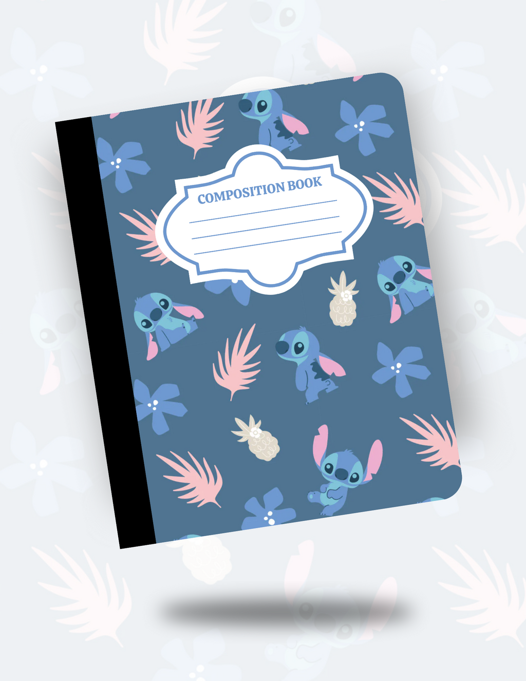 Custom Laminated Composition Notebook – Front & Back Design